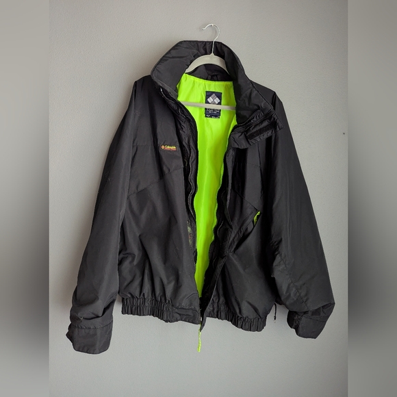 Columbia 3 In 1 Vintage Neon Whirlibird Winter Jacket Men's XL Tall. - Picture 3 of 16